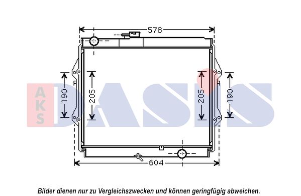 AKS DASIS Radiaator,mootorijahutus 210245N